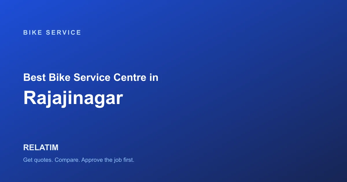 Best Bike Service Centre in Rajajinagar, Bangalore